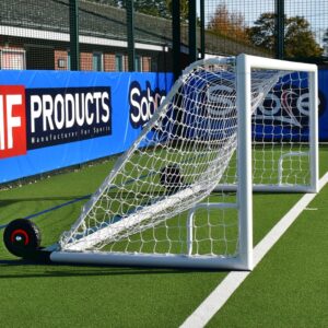 5-A-Side Academy Self Weighted Rollaway Goal (12ft x 4ft) – PAIR