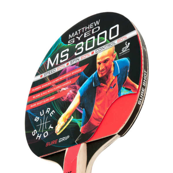 MS3000 Table Tennis Bat - Image 2