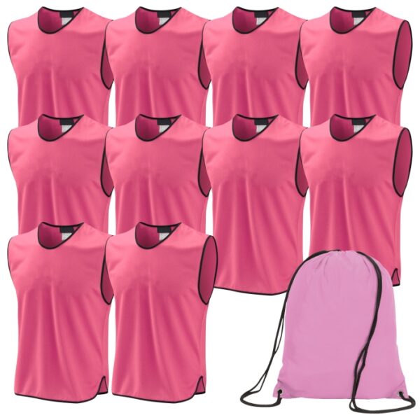 Pink Bib 10 Pack with Bag