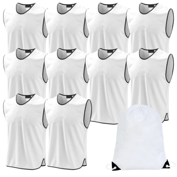 White Bib 10 Pack with Bag