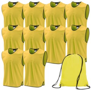 Yellow Bib 10 Pack with Bag