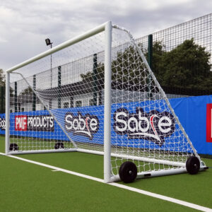 Mini Soccer Academy Self-Weighted Portable Goal - (16ft x 6ft) - PAIR