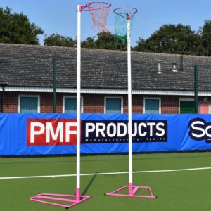Club Wheelaway Netball Posts - Pink - PAIR