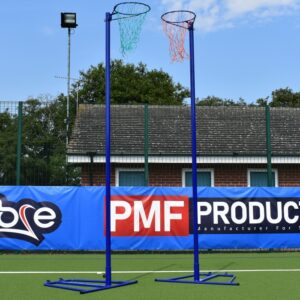 Club Wheelaway Netball Posts - Blue - PAIR