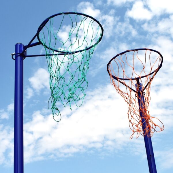 Club Wheelaway Netball Posts - Blue - PAIR - Image 2