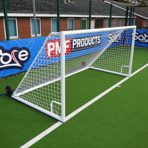 Mini Soccer Academy Self Weighted Rollaway Goal (12ft x 6ft) – PAIR