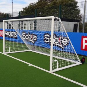 9v9 Academy Self Weighted Rollaway Goal (16ft x 7ft) – PAIR