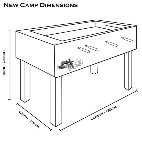 New Camp (Iron Legs) Table Football Table - Image 2