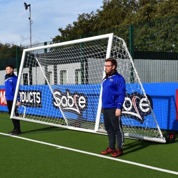 Mini Soccer Academy Self Weighted Rollaway Goal (16ft x 6ft) – PAIR - Image 10