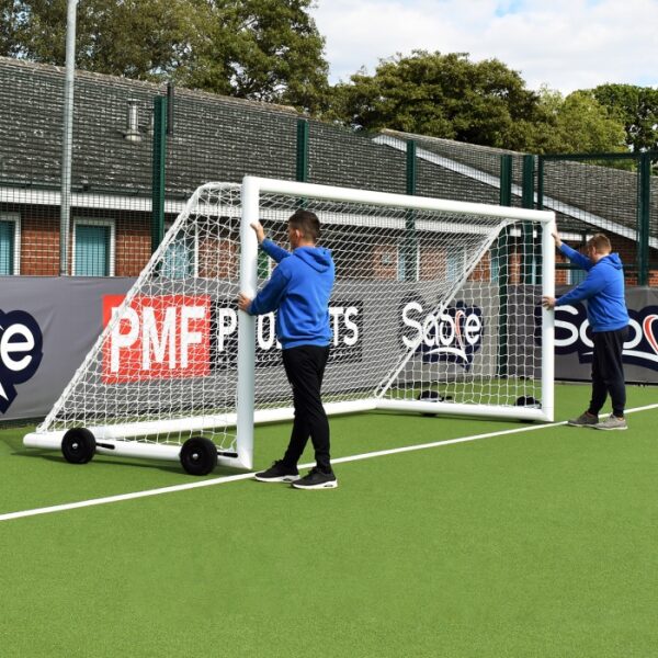 Mini Soccer Europa Self-Weighted Portable Goal - (16ft x 6ft) - PAIR - Image 2