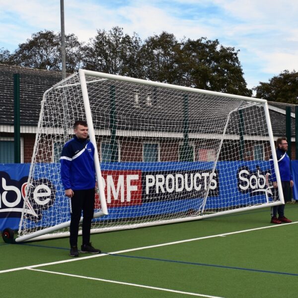Junior Academy Self Weighted Rollaway Goal (21ft x 7ft) – PAIR - Image 11
