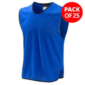 Core Mesh Training Bib Blue - Pack of 25