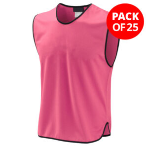 Core Mesh Training Bib Pink - Pack of 25