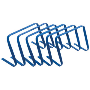 Flat Hurdles - Blue - 12" (Set of 6)