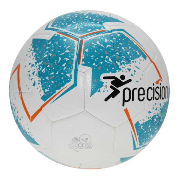 Fusion Football - White/Cyan 10 Ball Deal Plus FREE Bag - Image 2