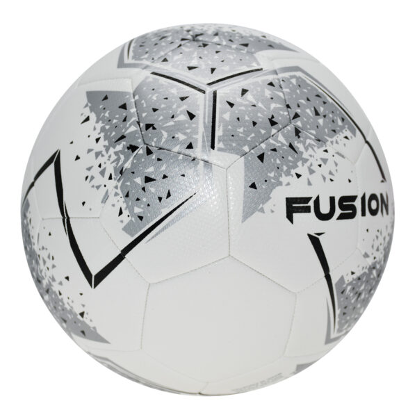 Fusion Football - White/Silver 10 Ball Deal Plus FREE Bag - Image 3