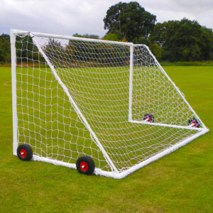 Mini Soccer Champion Portable Goal (12ft x 6ft) - PAIR