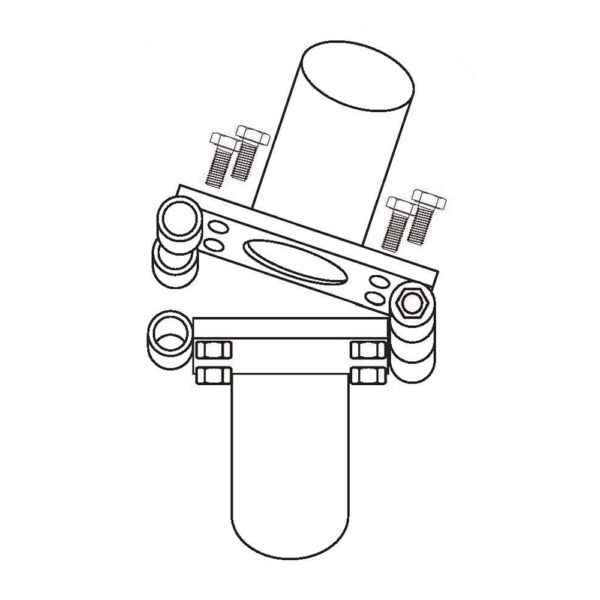 Academy Hinged Aluminium Rugby Posts - Image 2