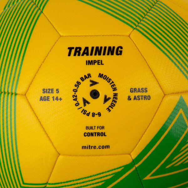 Impel Yellow/Green 10 Ball Deal Plus FREE Bag - Size 5 - Image 6