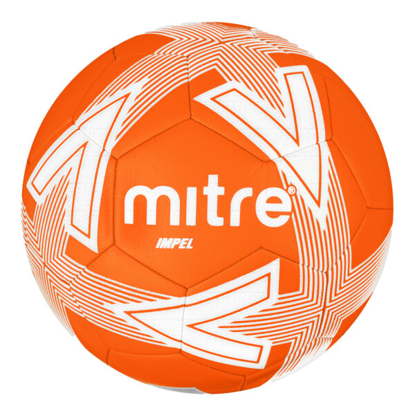 Impel Orange/White 10 Ball Deal Plus FREE Bag - Size 5 - Image 2