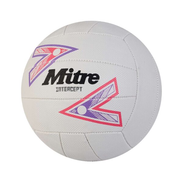 Intercept Netball - White/Purple - Image 2