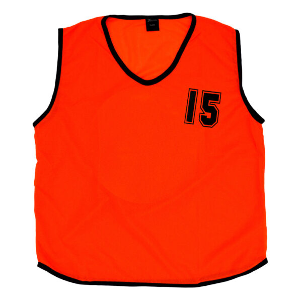 Mesh Numbered 1-15 Bibs - Pack of 15 - Image 2