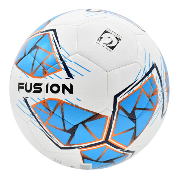 Fusion FIFA Basic Training Football - White/Cyan - Image 3