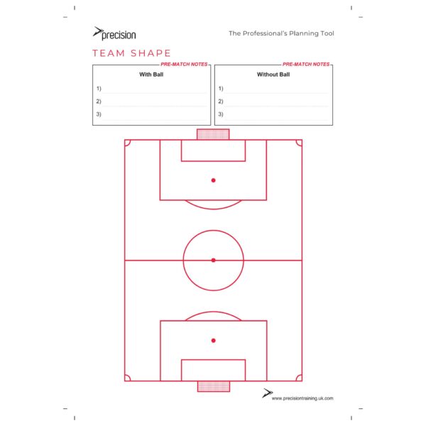 A4 Football Match Day Planner (Single) - Image 3