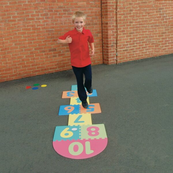 Foam Hopscotch