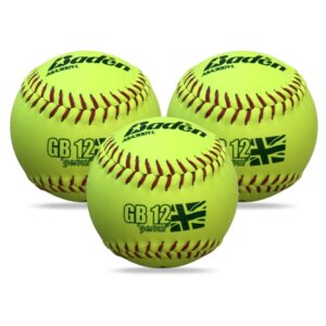 GB12 Synthetic Softball - 3 Pack