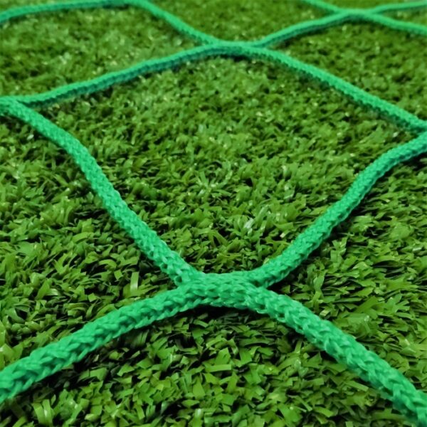5-a-side - 16ft x 4ft - Green 4mm Heavy Duty Goal Net - Image 2