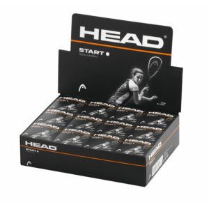 Start Squash Balls - Single White Dot
