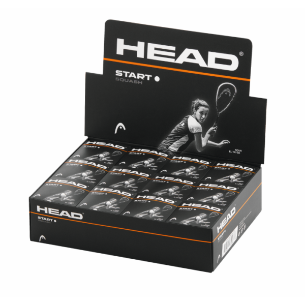 Start Squash Balls - Single White Dot