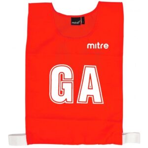 Netball Pro Training Bib - Red (Pack of 7)