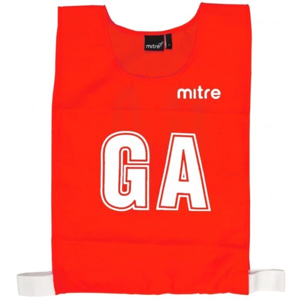 Netball Pro Training Bib - Red (Pack of 7)