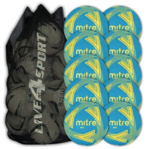 Impel Blue/Yellow 10 Ball Deal Plus FREE Bag - Size 5