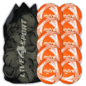 Impel Orange/White 10 Ball Deal Plus FREE Bag - Size 5