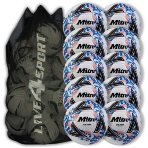 Calcio One White 10 Ball Deal Plus FREE Bag