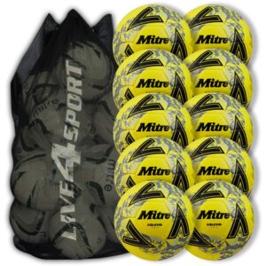 Calcio One Yellow 10 Ball Deal Plus FREE Bag