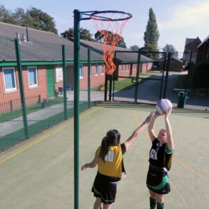 Sabre Tournament Socketed Netball Post