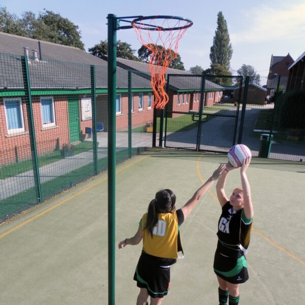 Sabre Tournament Socketed Netball Post
