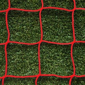 5-a-side - 12ft x 4ft - Red 4mm Heavy Duty Goal Net