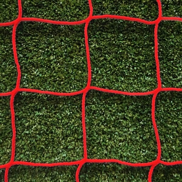 5-a-side - 12ft x 4ft - Red 4mm Heavy Duty Goal Net