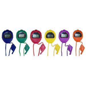 Stopwatch & Whistle (Set of 6)