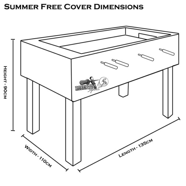 Summer Free Cover Table Football Table - Image 2