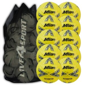Ultimatch Evo Yellow 10 Ball Deal Plus FREE Bag