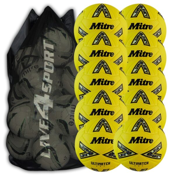 Ultimatch One Yellow 10 Ball Deal Plus FREE bag