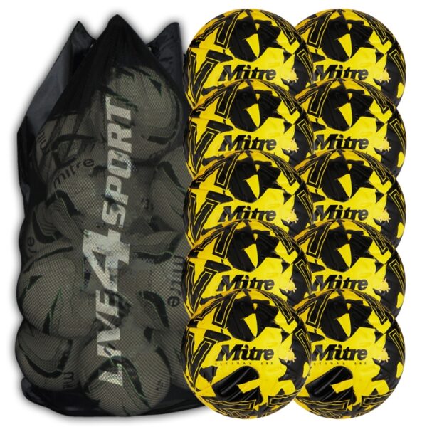 Ultimax One Yellow 10 Ball Deal Plus FREE bag