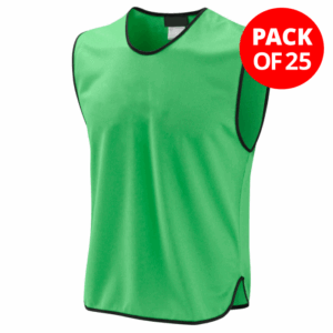 Core Mesh Training Bib Green - Pack of 25