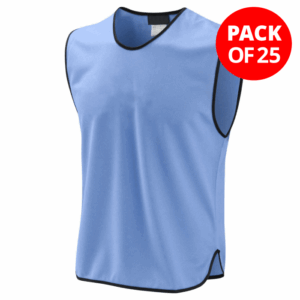Core Mesh Training Bib Sky Blue - Pack of 25